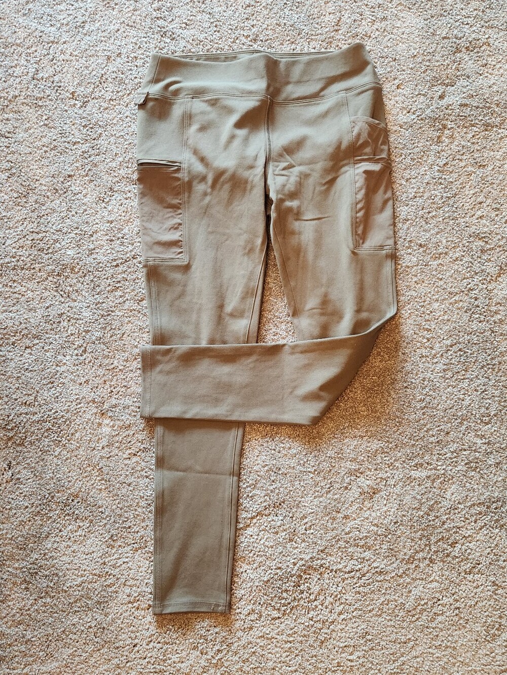 Carhartt Women's Olive Green Cargo Knit Joggers
